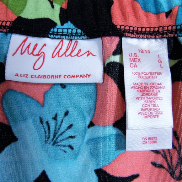Meg Allen Floral Skirt - Picture 3 of 3